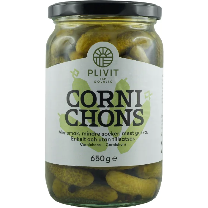 Cornichons 650g Plivit Trade