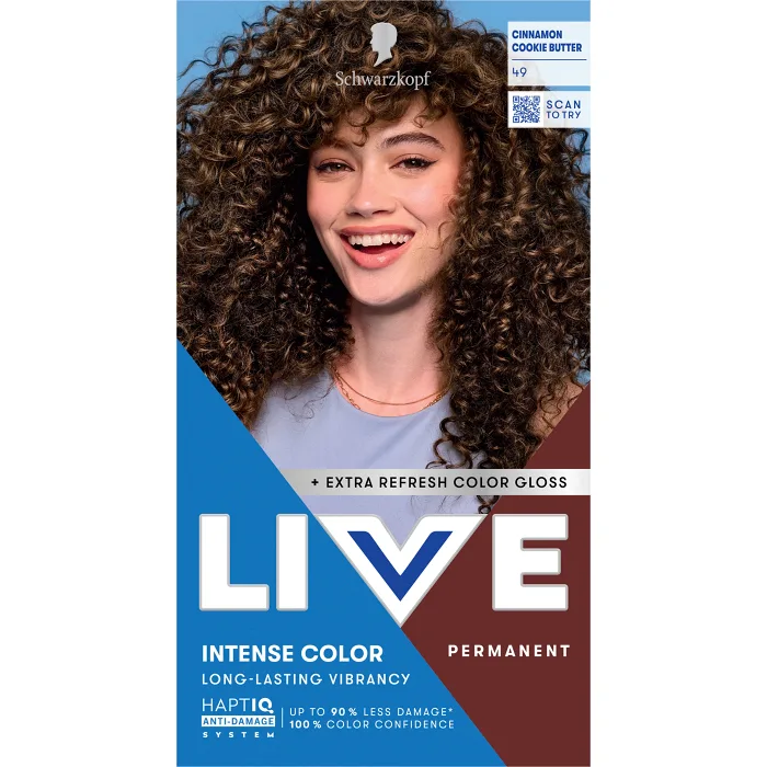 Hårfärg 49 Cinnamon Cookie Butter 1-p Schwarzkopf Live
