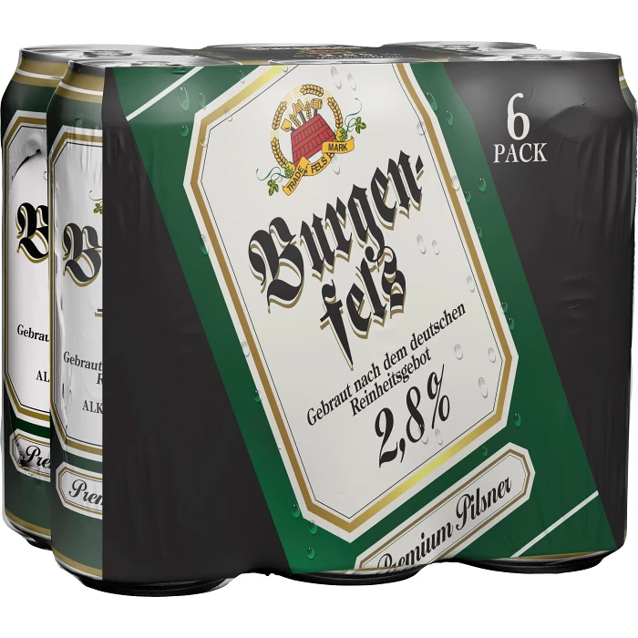 Öl - Lager 2,8% 6-pack 50cl Burgenfels