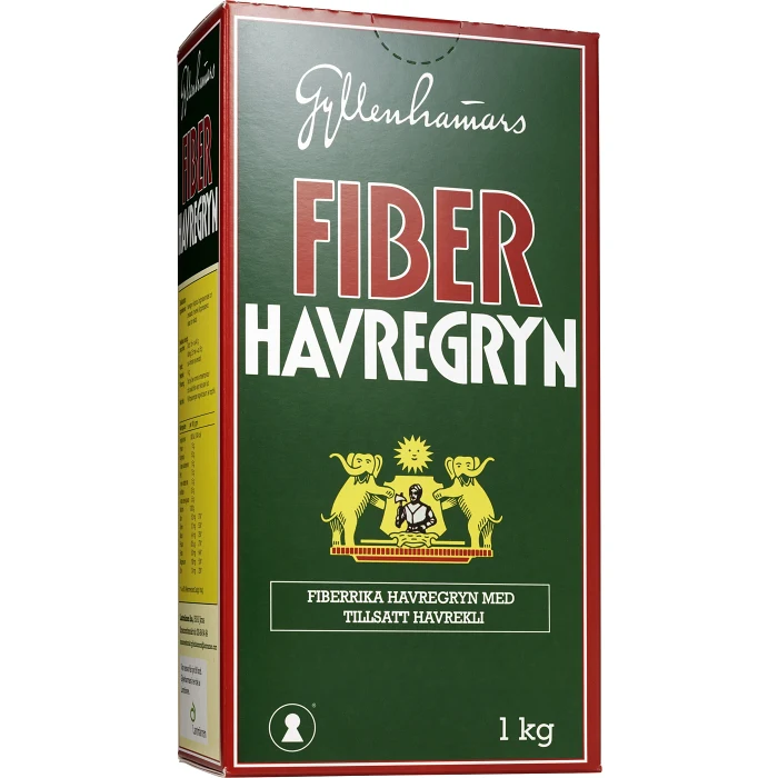 Fiberhavregryn 1kg Gyllenhammars