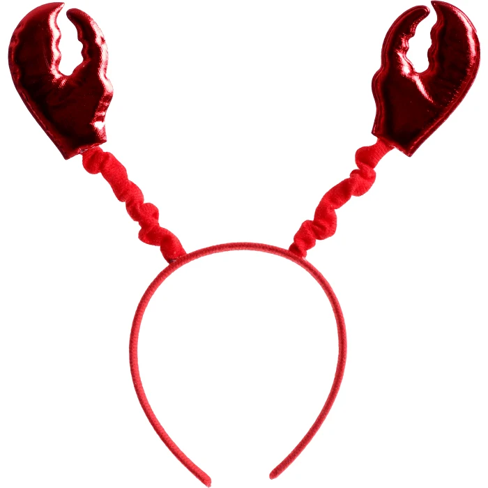 Diadem m kräftklor röd 29cm Festive