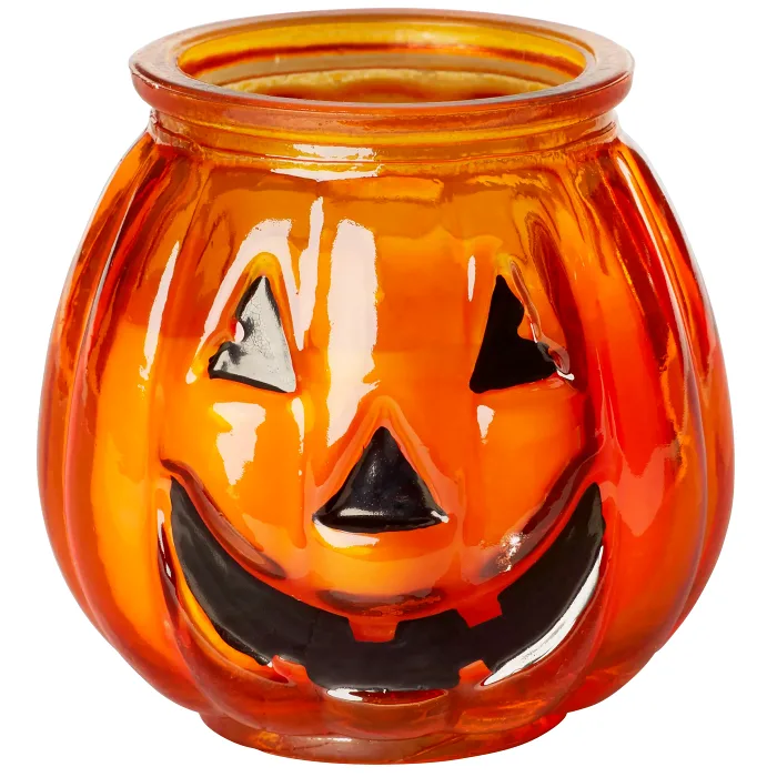 Fylld ljuslykta Pumpa 7,5cm ICA