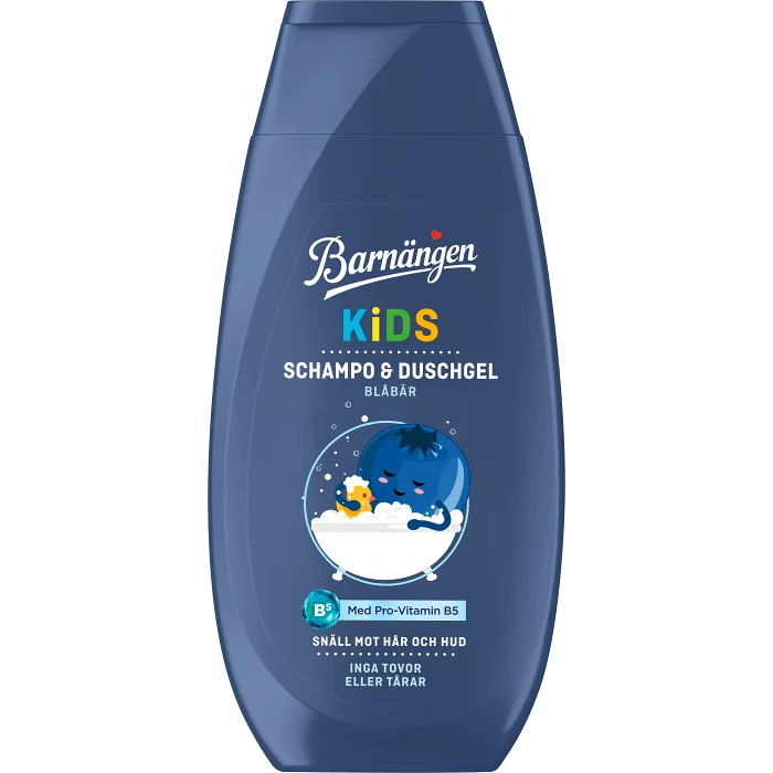 Schampo&Duschgel Kids Blåbär 250ml Barnängen