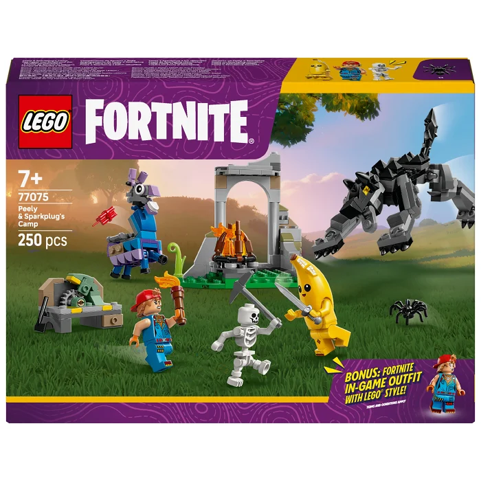LEGO Fortnite Peely och Sparkplugs läger 77075