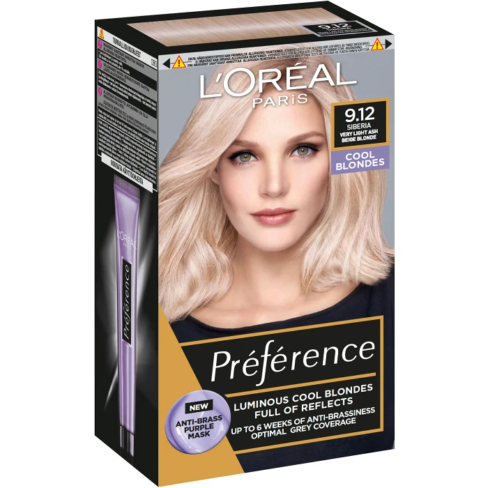 Hårfärg Cool Blondes Siberia 9.12 1-p Préférence