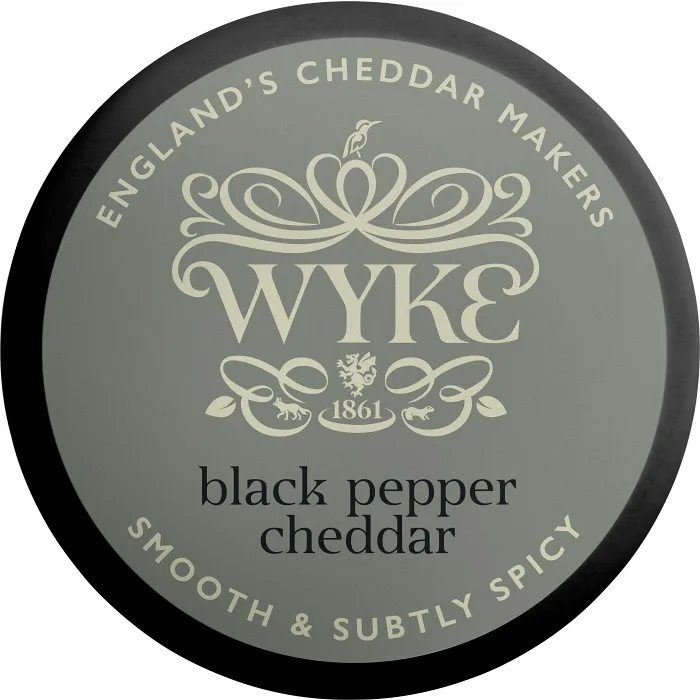 Ost Cheddar Creamy Mature Black pepper 100g Wyke Farm