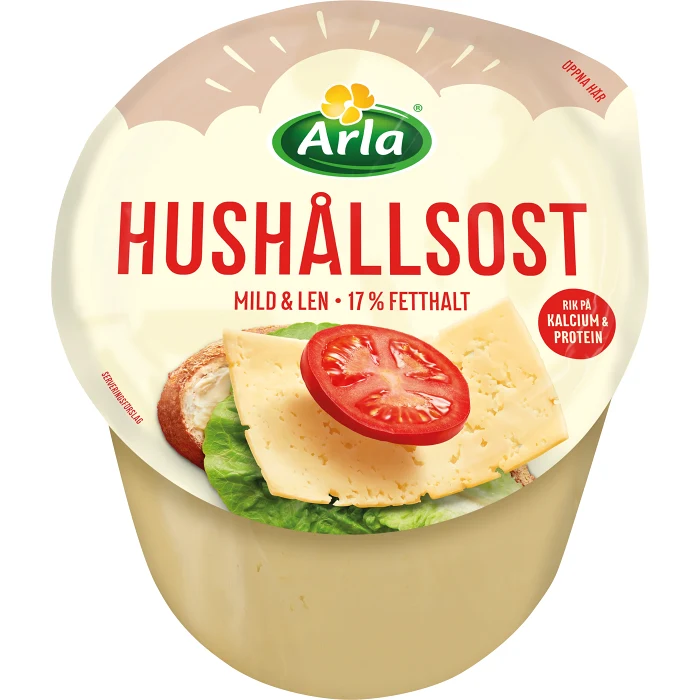 Hushållsost mild 17% ca 2,2kg Arla