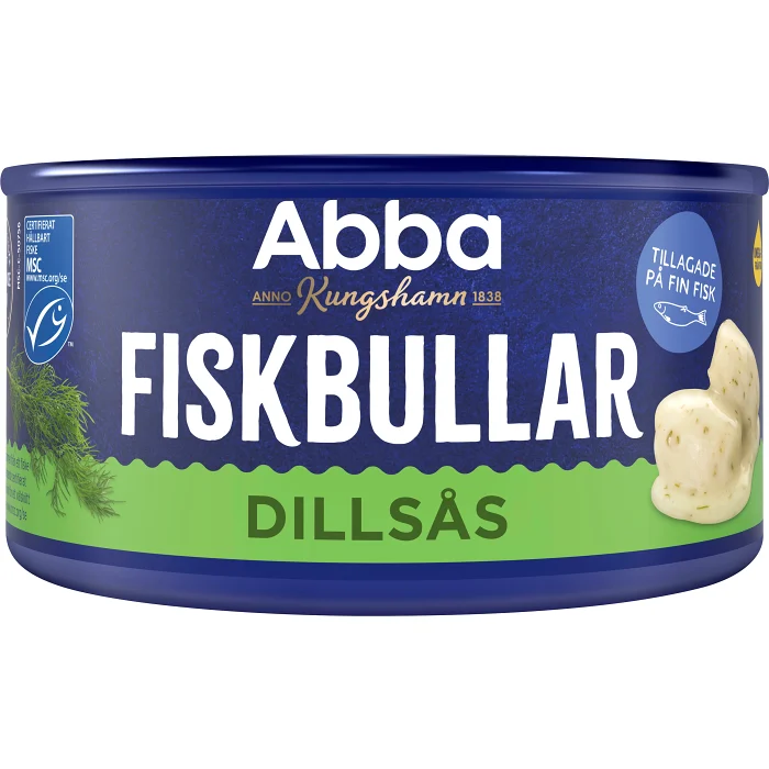 Fiskbullar i dillsås 375g Abba