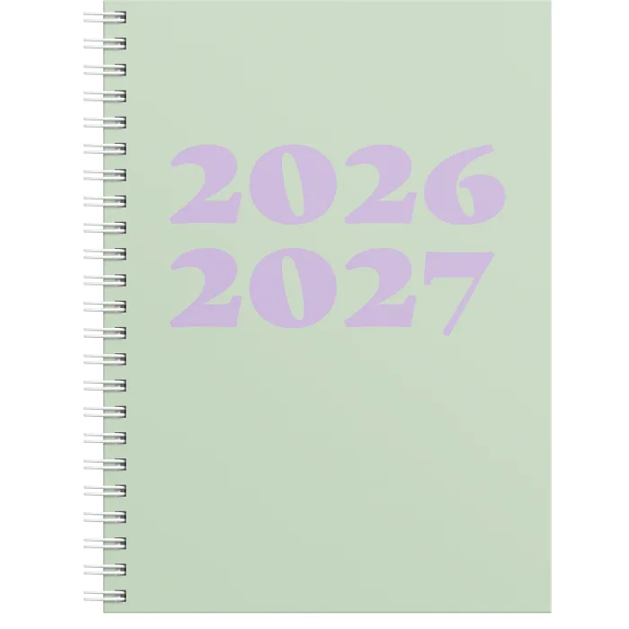 Kalender 26/27 Klara grön A5