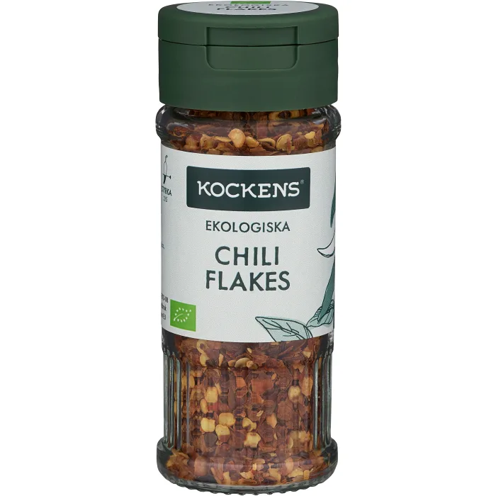 Chili Flakes Eko 28g Kockens