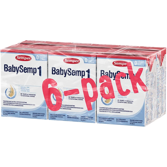 Modersmjölksersättning BabySemp 1 df 0m 6-p 200ml Semper