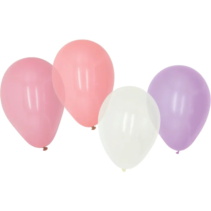 Ballonger rosa mix 8-p Happy Party