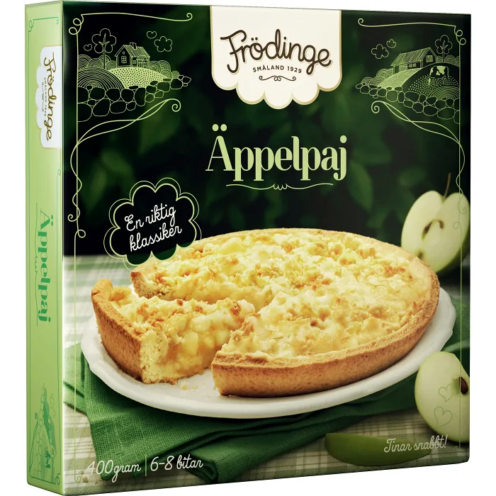 Äppelpaj Fryst 400g Frödinge