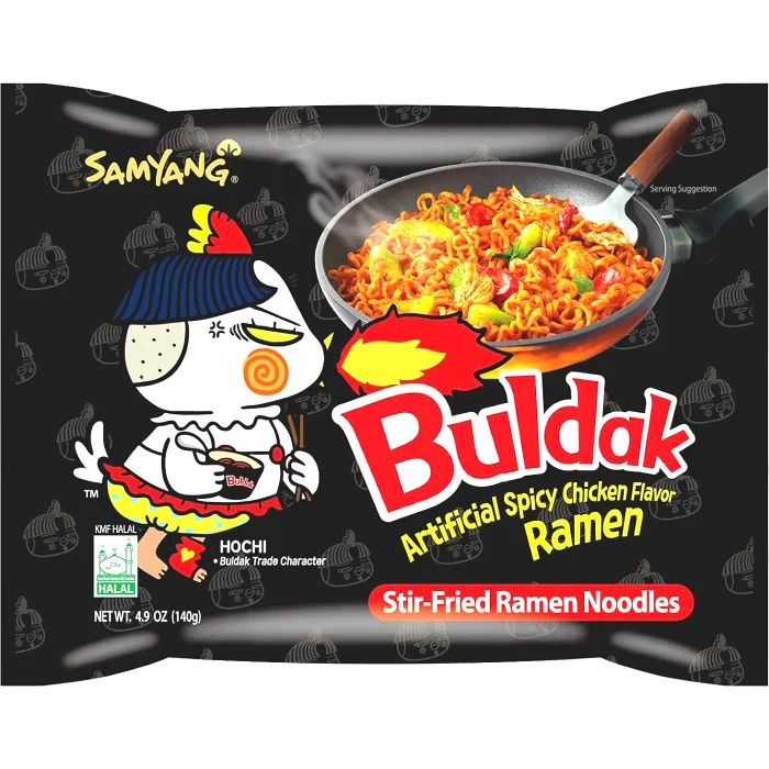 Snabbnudlar Kycklingsmak 140g Samyang