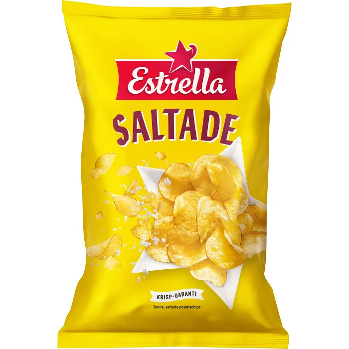 Potatischips Original saltade liten påse 40g Estrella