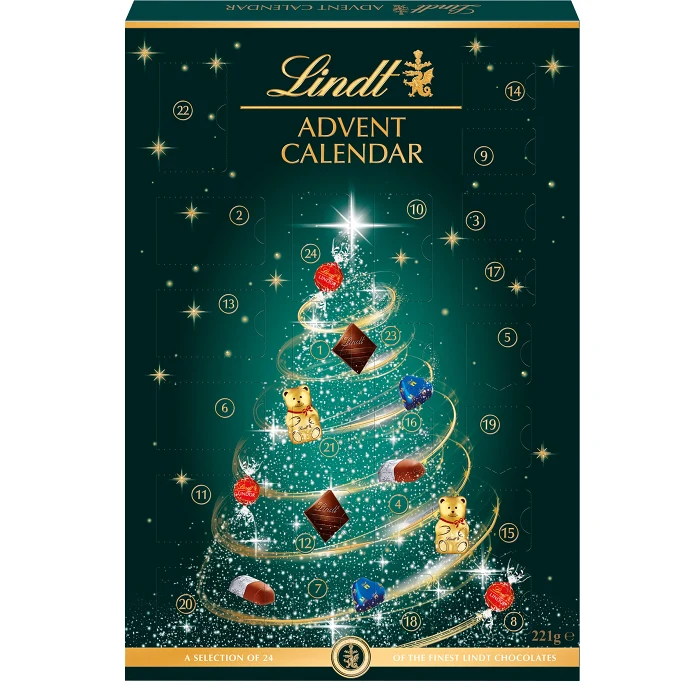 Choklad Advent Calendar Tree 221g Lindt