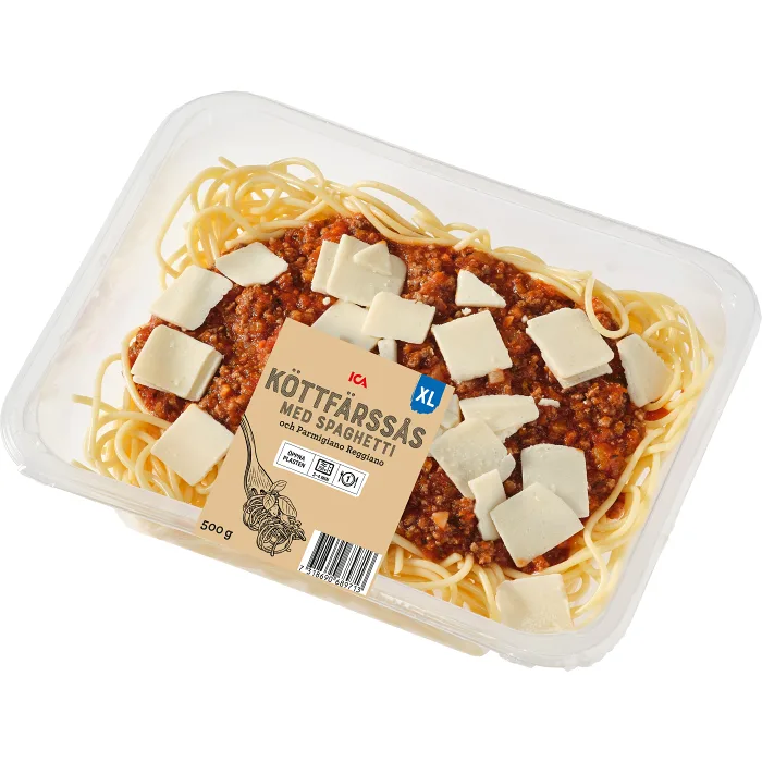 Färdigmat Köttfärssås Spaghetti Parmesan XL 500g ICA