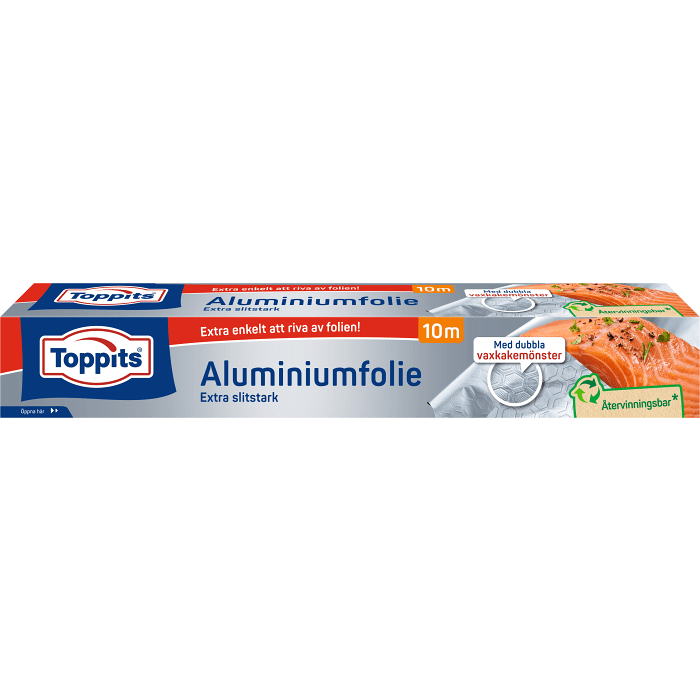 Aluminiumfolie Extra slitstark 10m Toppits