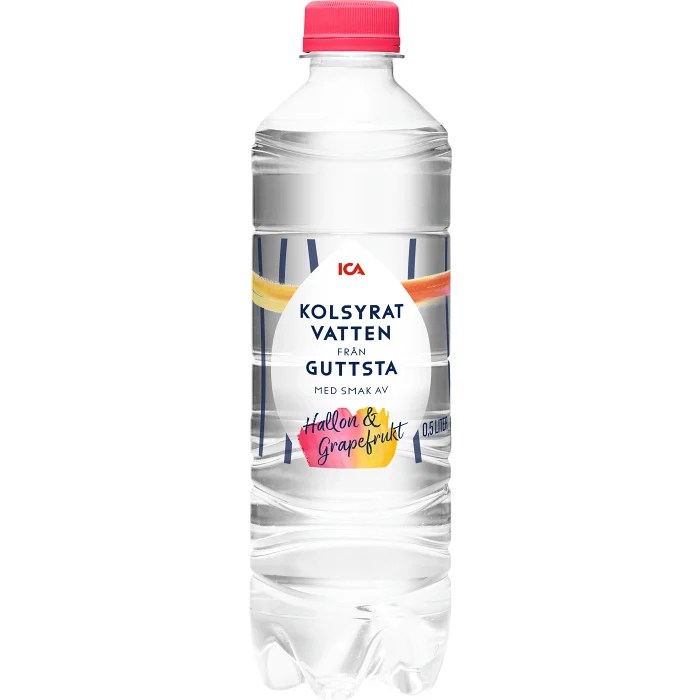 kolsyrat vatten Hallon/grapefrukt 50cl ICA
