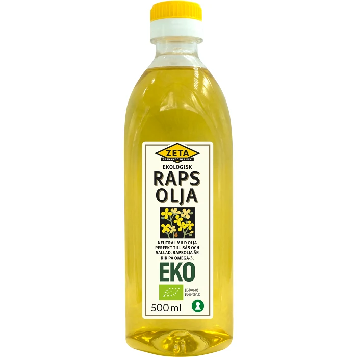 Rapsolja Ekologisk 500ml Zeta