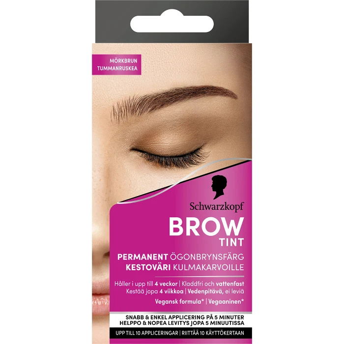 Brow Tint Dark Brown 1 Styck Schwarzkopf Pure Color