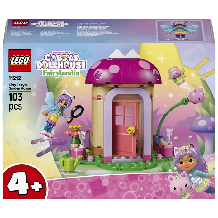 LEGO Gabby´s Dollhouse Kattälvans trädgårdshus 11212