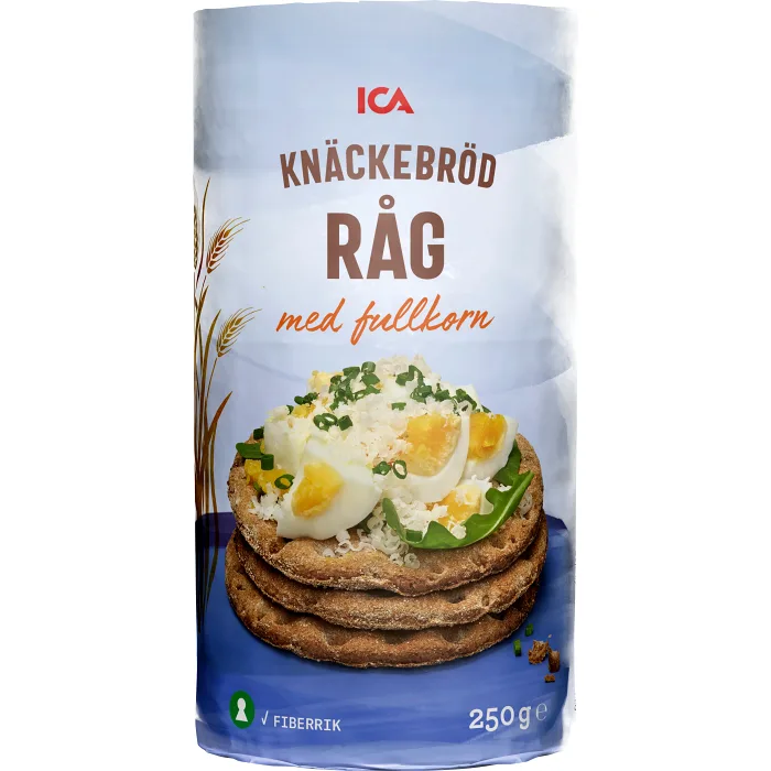 Fullkornsknäcke Råg 250g ICA