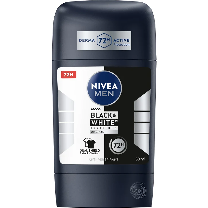Deodorant Stick Black White Orginal 50ml Nivea Men