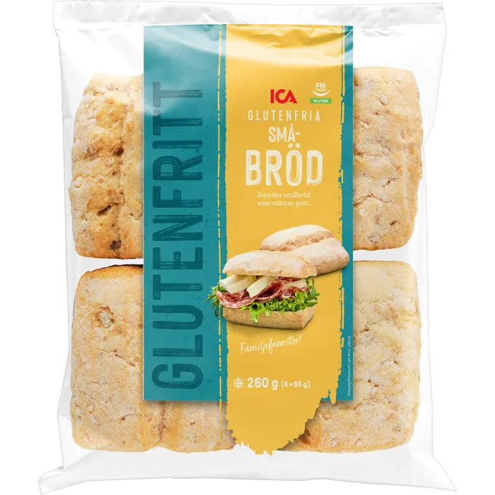 Småbröd Glutenfri 4-p 260g ICA