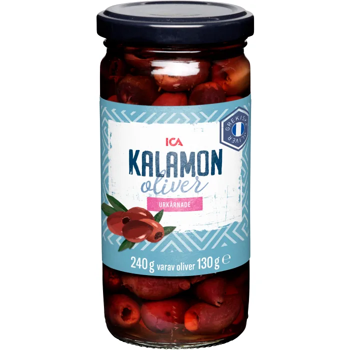 Kalamonoliver urkärnade 240g ICA