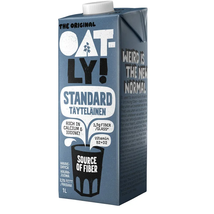 Havredryck Standard 2,7% 1l Oatly