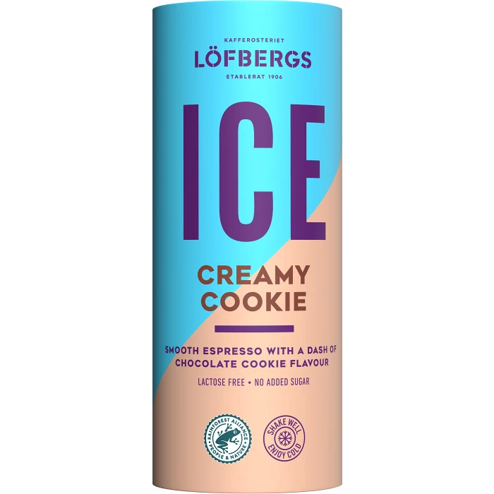 ICE Coffee Espresso Creamy Cookie Laktosfri 230ml Löfbergs