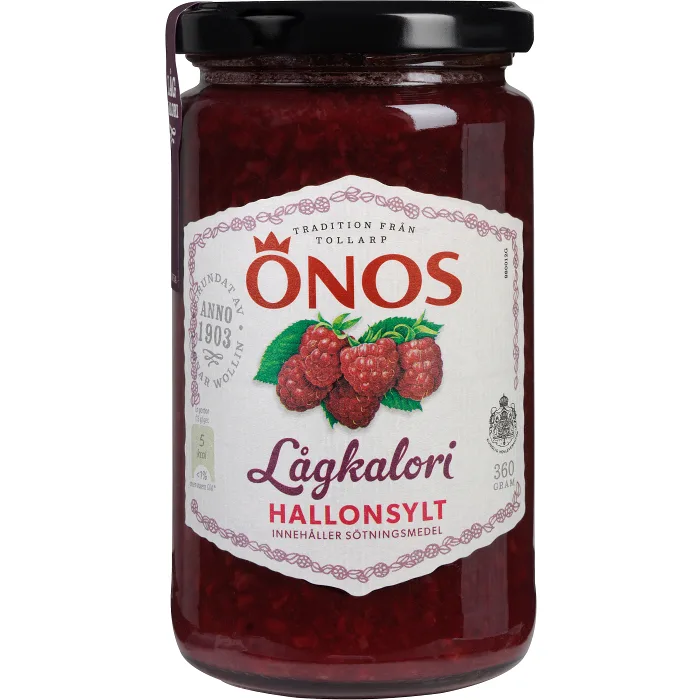 Lågkalori Hallonsylt 360g Önos