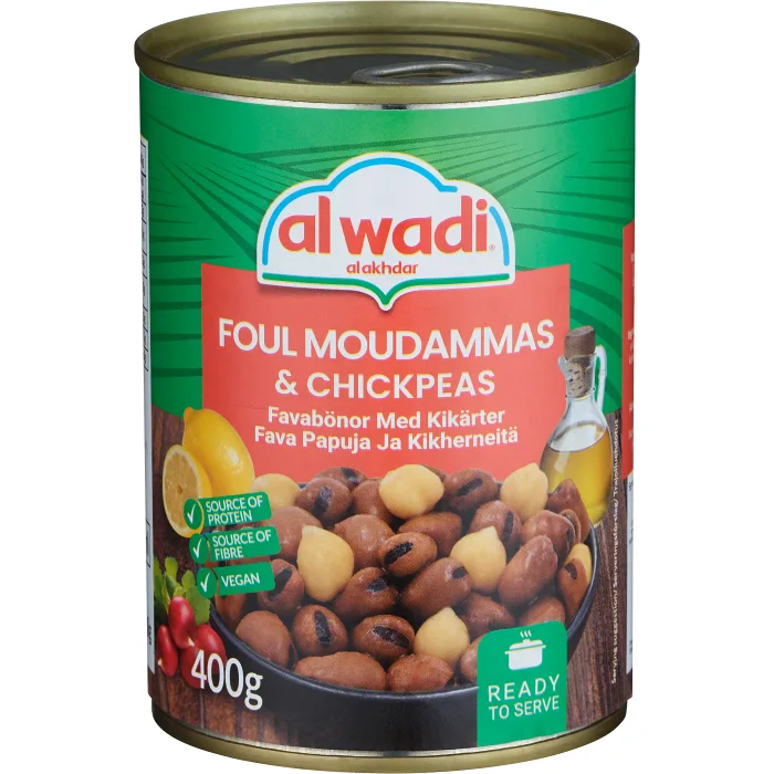Favabönor med kikärter 400g Al Wadi