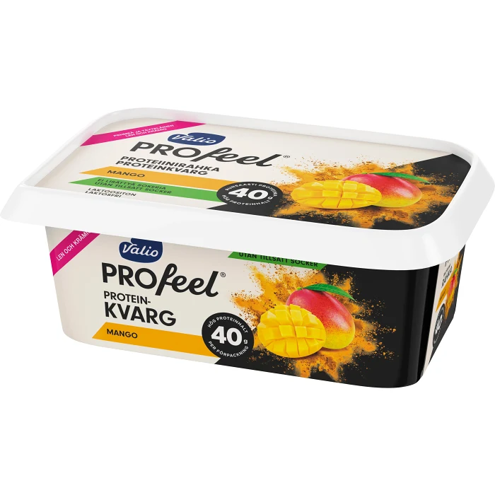 Proteinkvarg Mango Laktosfri 0,4% 400g Valio