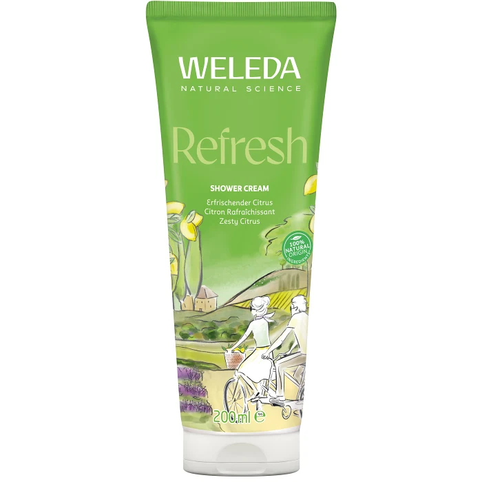 Duschkräm Refresh Citrus 200ml Weleda
