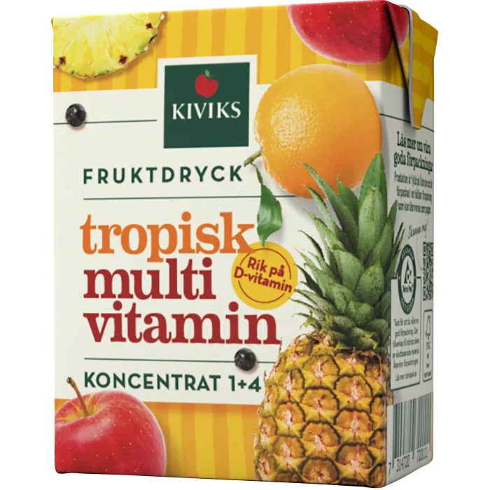 Multivitamindryck Tropisk 200ml Kiviks Musteri