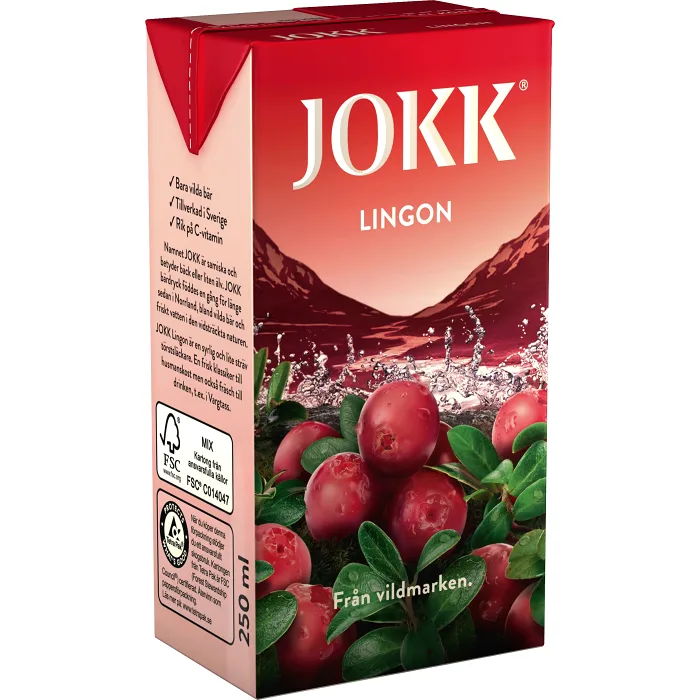 Lingondryck Koncentrat 2,5dl Jokk