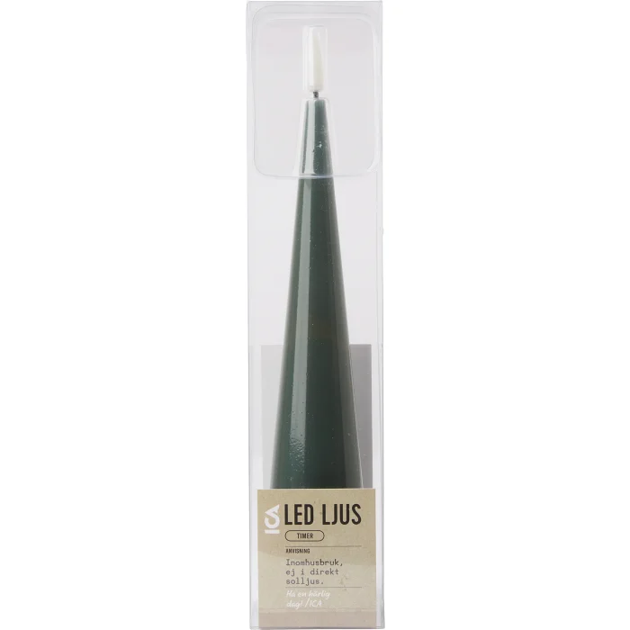 LED Ljus cone grön ICA