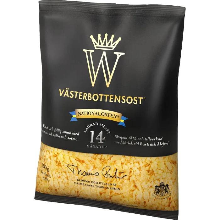 Västerbottensost® riven 32% 150g