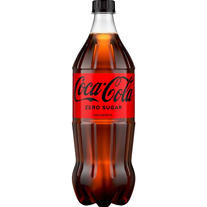 Läsk Cola Zero 1l Coca-Cola