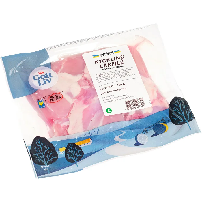 Kycklinglårfilé Färsk 720g ICA Gott Liv