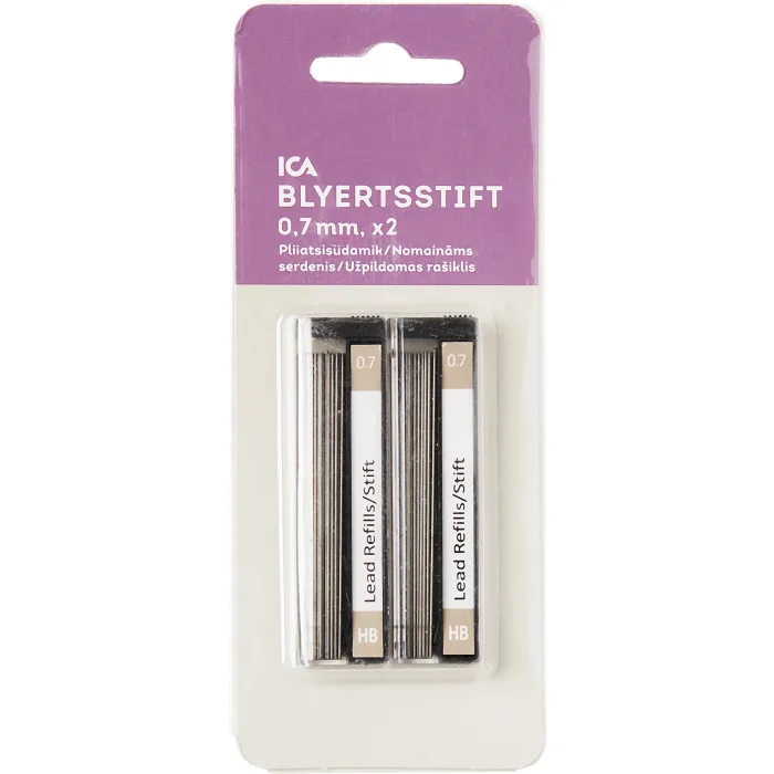 Stift refill 0,7mm 2-p ICA