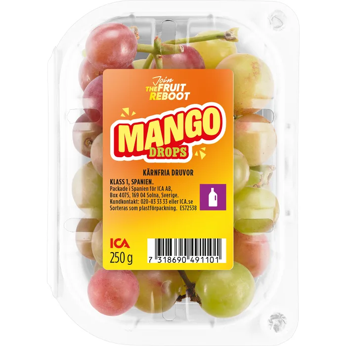 Mangodruvor 250g Klass 1 ICA