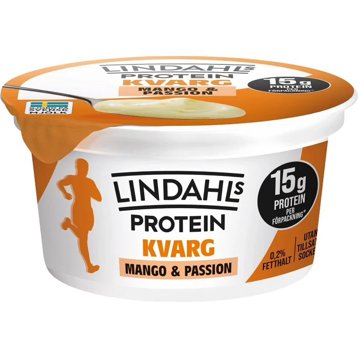 Proteinkvarg Mango Passion 0,2% 150g Lindahls
