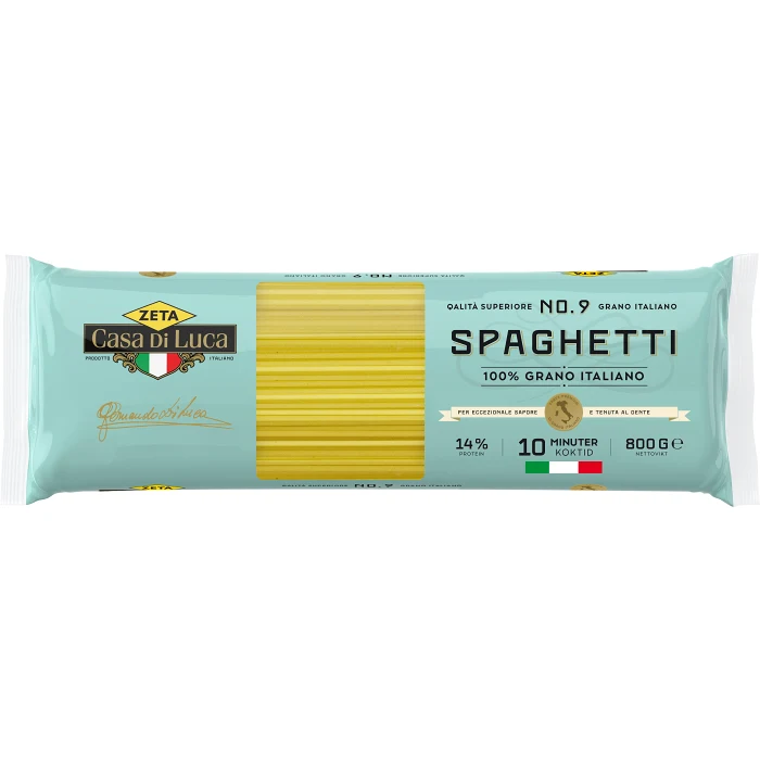 Spaghetti 800g Zeta Casa Di luca