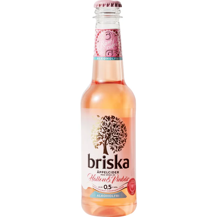 Cider Alkoholfri 0.5% Rosé 33cl Briska