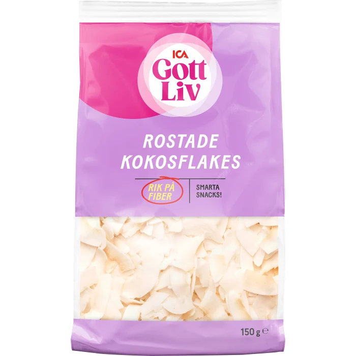 Kokosflakes Rostade 150g ICA Gott liv