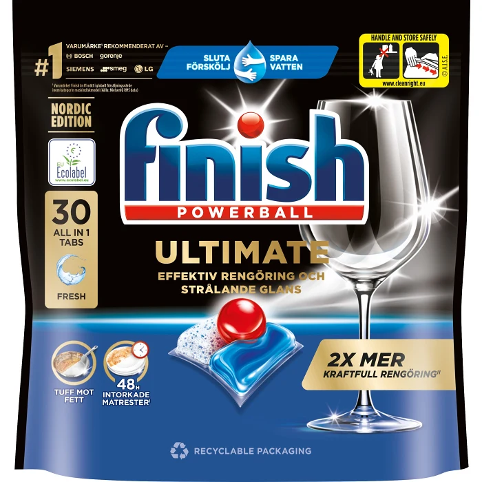 Maskindisk Ultimate AiO Disktabletter 30 Styck Finish