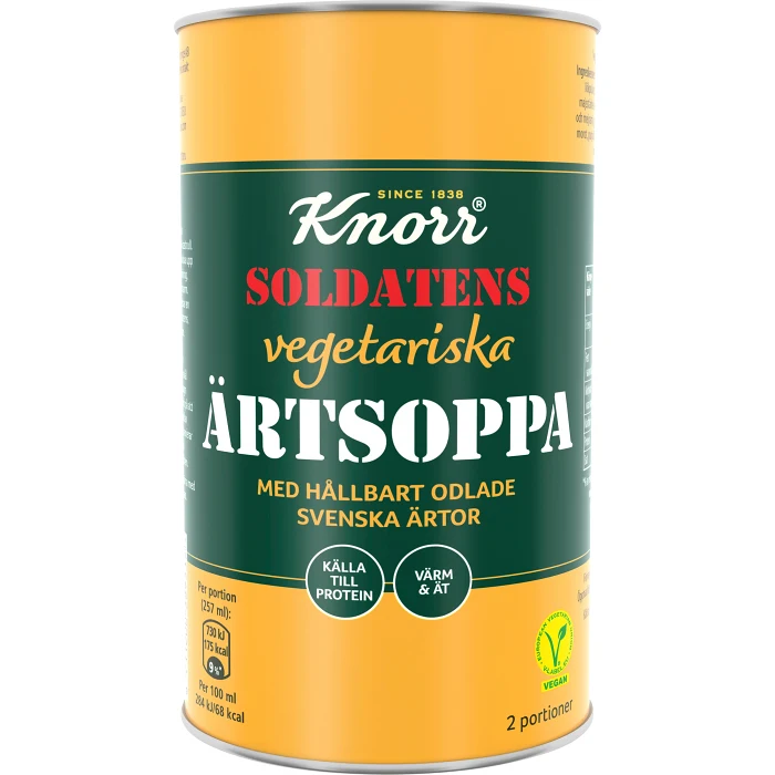 Vegetarisk Ärtsoppa 530g Knorr